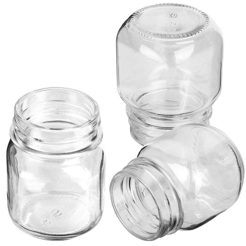 KAMOTA Glass Jars, 4 oz Mini Jars With Lids for Mason Canning Favor DIY Spice Jam, 24 Pack, 30 Whiteboard Labels Included - Image 3